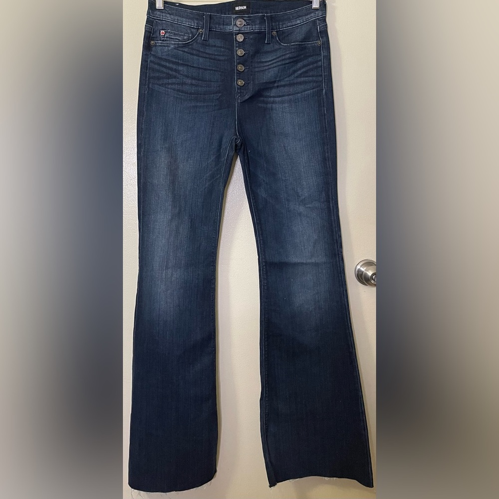 Hudson Women’s JODI High Waist Flare Blue Jeans, size 31